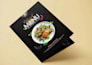 design a professional restaurant menu and menu board
